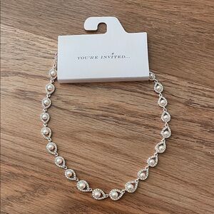 Rose Gold Pearl Necklace